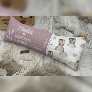 Geburtskissen Boho Eule