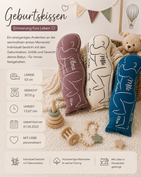 Kissen in Babyform – Baby V1