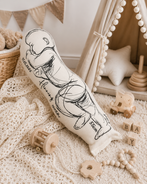 Kissen in Babyform – 3D-Baby