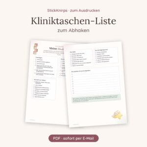StickKnirps Druckvorlage