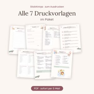 StickKnirps Druckvorlage