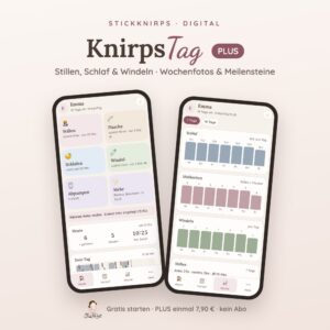 KnirpsTag PLUS – Babytracker von StickKnirps