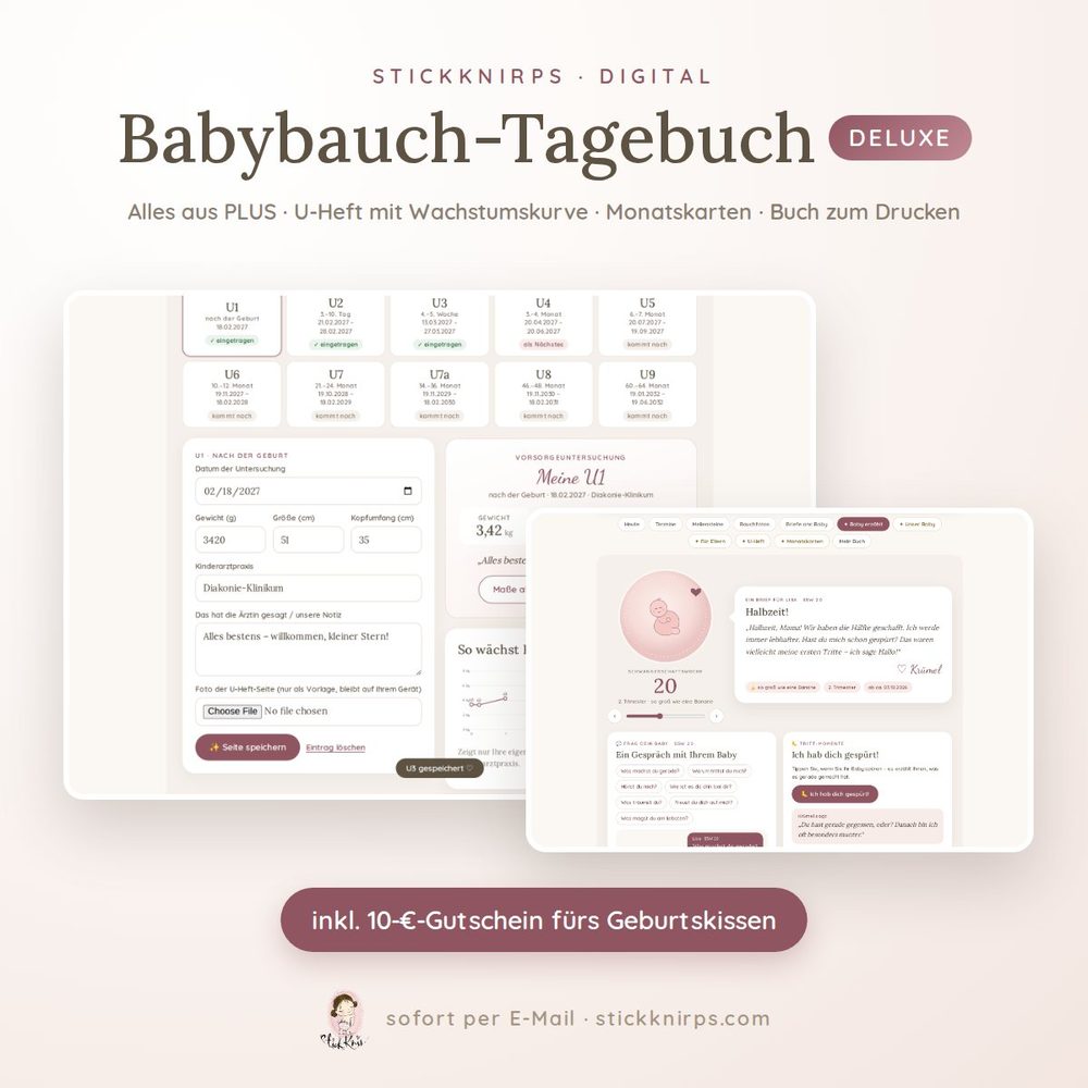 Babybauch-Tagebuch DELUXE